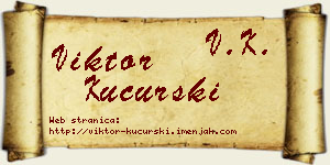 Viktor Kucurski vizit kartica